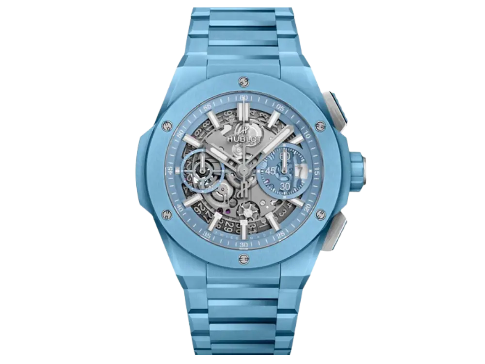 Hublot Big Bang INTEGRATED SKY BLUE CERAMIC Ref# 451.EX.5120.EX
