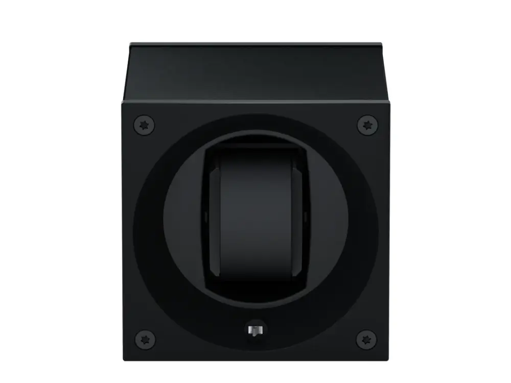 Swiss Kubik Masterbox – Aluminum Black, Single Watch Winder