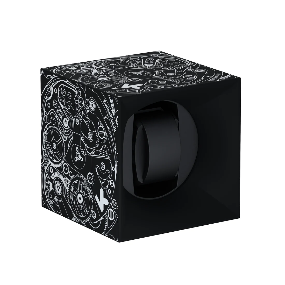 Swiss Kubik Startbox Black Soft Touch Single Watch Winder - Image 11