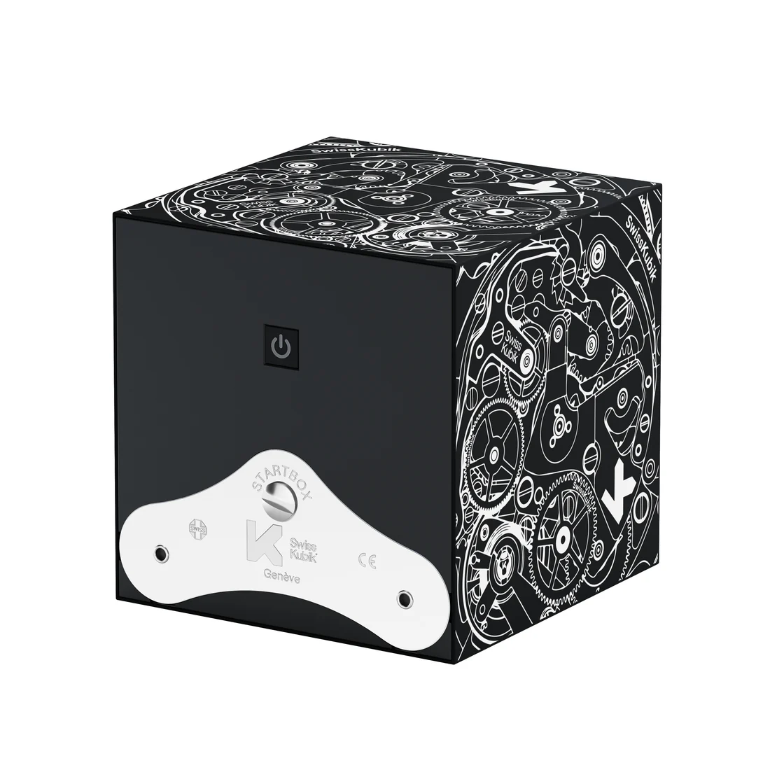 Swiss Kubik Startbox Black Soft Touch Single Watch Winder - Image 12