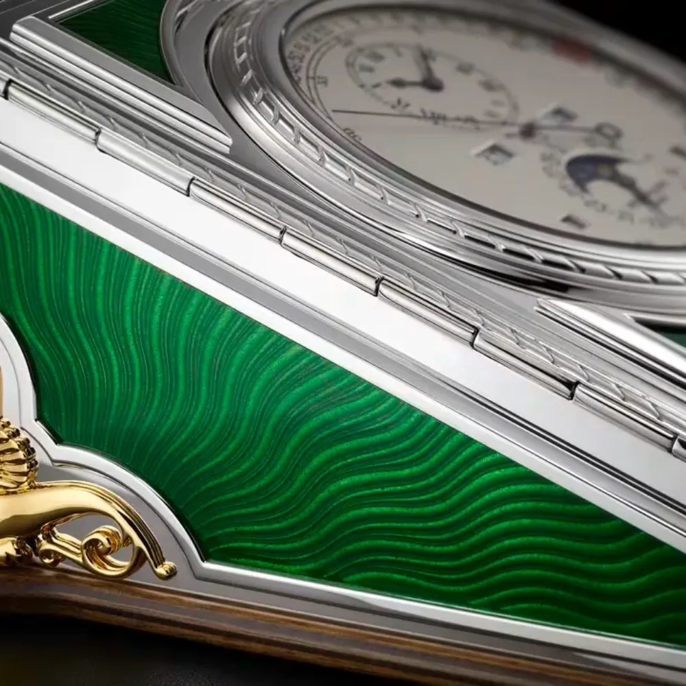 Patek Philippe Complicated Desk Clock Ref. 27000M-001 - Image 9