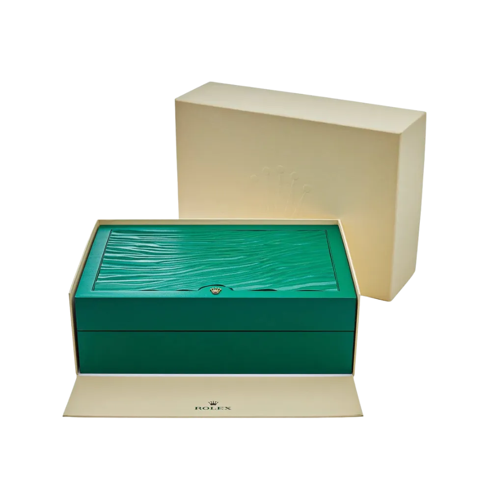 Rolex Day-Date 40 228396TEM Platinum Diamond Dial Emerald Bezel - Image 9