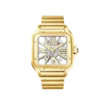 Santos de Cartier Large Skeleton Yellow Gold