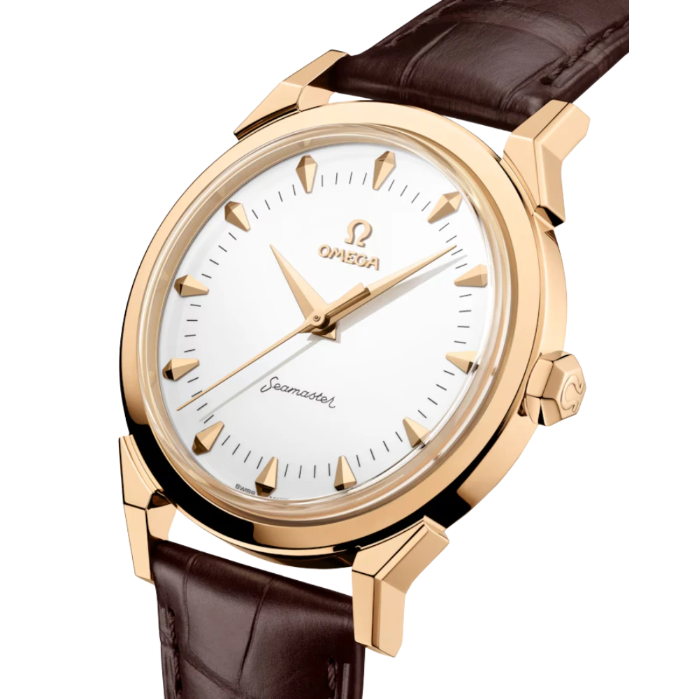 Seamaster 37 Moonshine Gold On Alligator Ref. 522.53.37.20.04.001 - Image 3