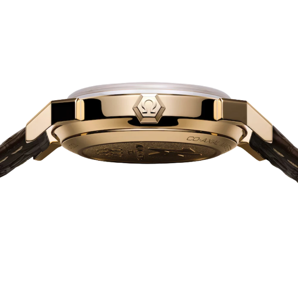 Seamaster 37 Moonshine Gold On Alligator Ref. 522.53.37.20.04.001 - Image 5