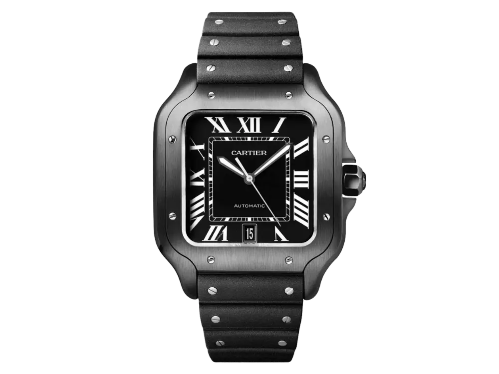 Santos de Cartier Large ADLC Black