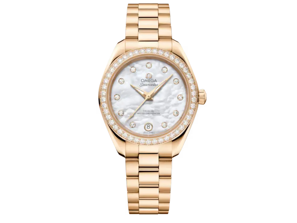 Seamaster Aqua Terra 150M 30 mm, Moonshine gold on Moonshine gold Ref. 220.55.30.20.55.001