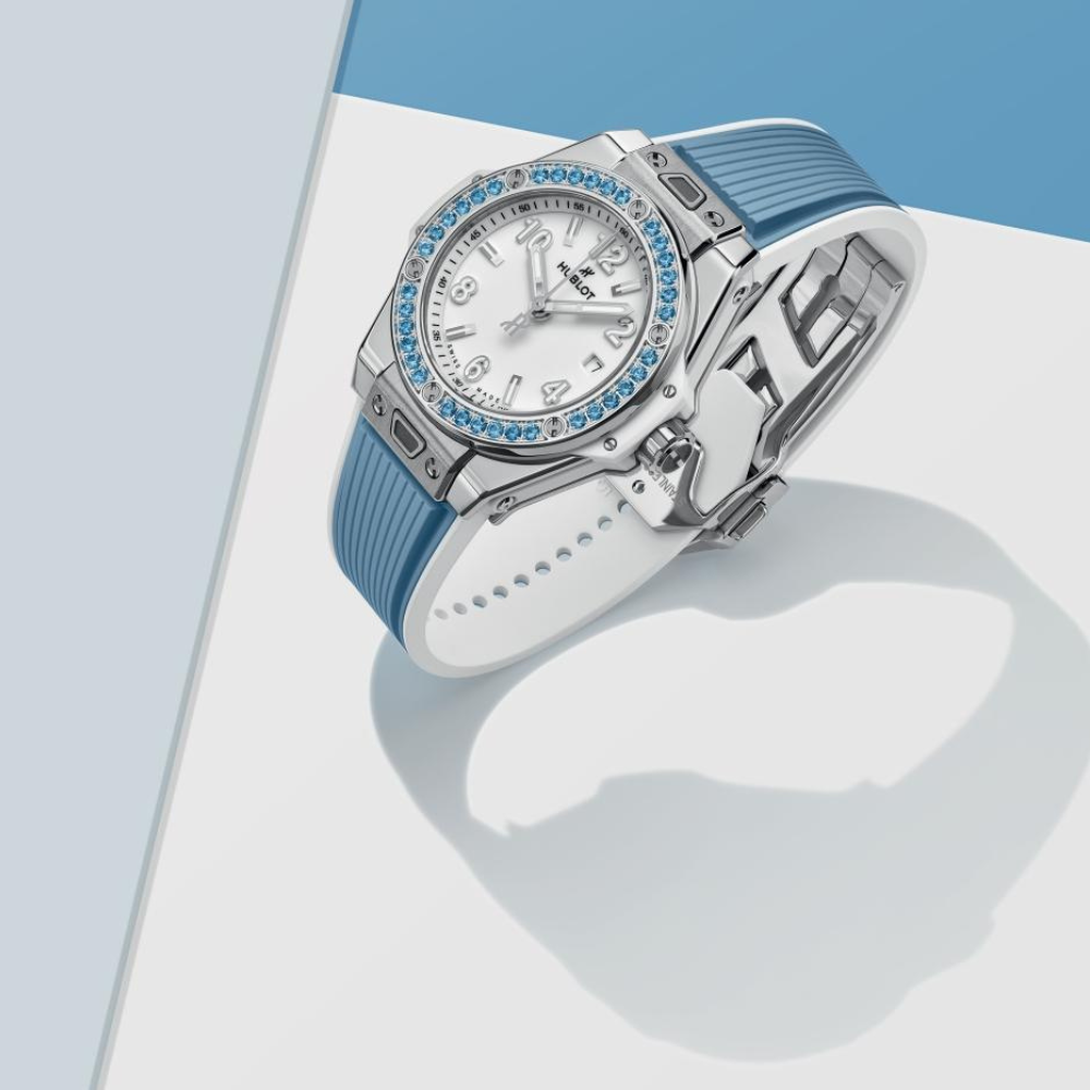 Big Bang One Click Joyful Steel Sky Blue Ref. 485.SL.2210.RX.1207 - Image 4