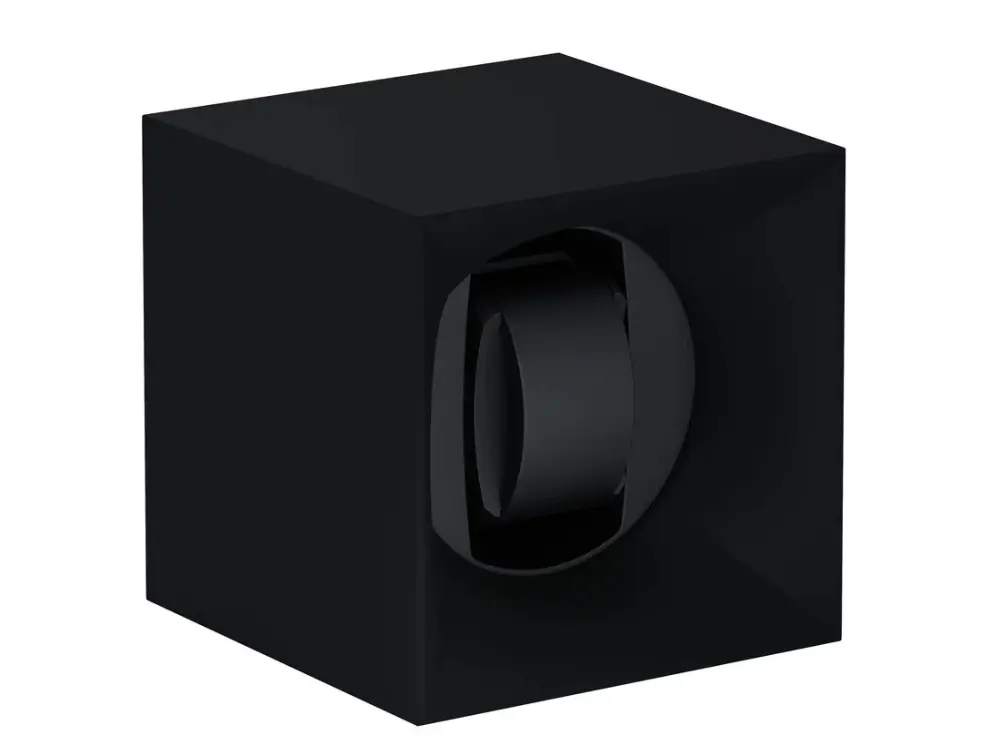 Swiss Kubik Startbox Black Soft Touch Single Watch Winder