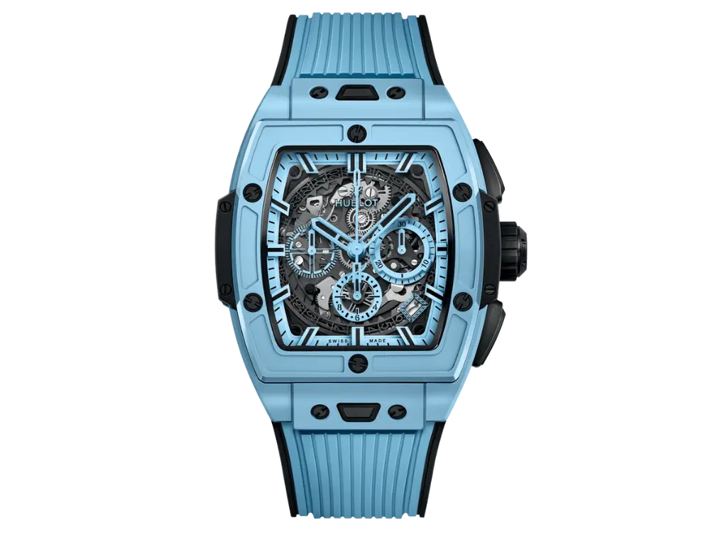 Spirit of Big Bang Sky Blue Ceramic Ref. 642.EX.5110.RX