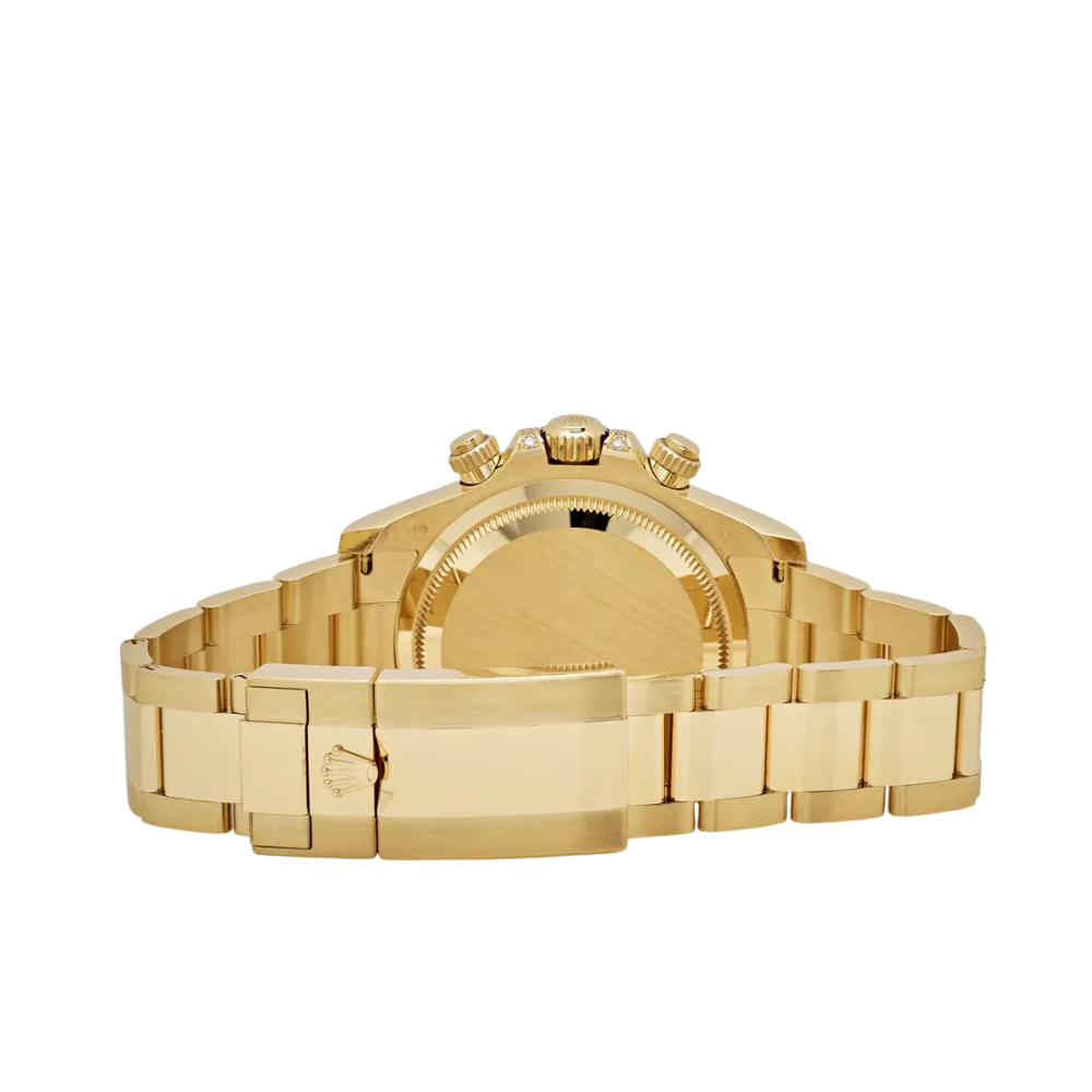 Rolex Daytona 126598TRU Yellow Gold Ruby Bezel Diamond Pave Dial - Image 3