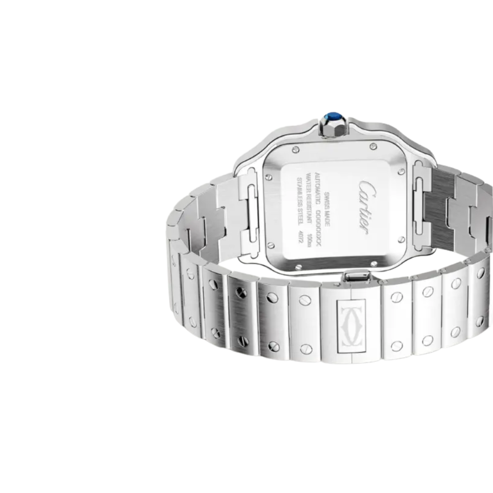 Santos de Cartier Large Steel watch - Image 5