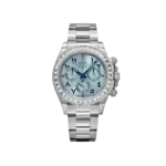Rolex Daytona 116576TBR Platinum Diamond Ice Blue Arabic Dial
