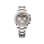 Rolex Daytona 126579RBR White Gold Mother of Pearl Diamond Dial Diamond Bezel (2024)