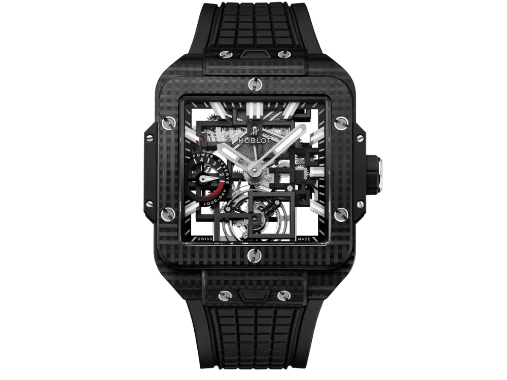 Hublot Square Bang Tourbillon 3D Carbon 42 Ref. 805.QD.0170.RX