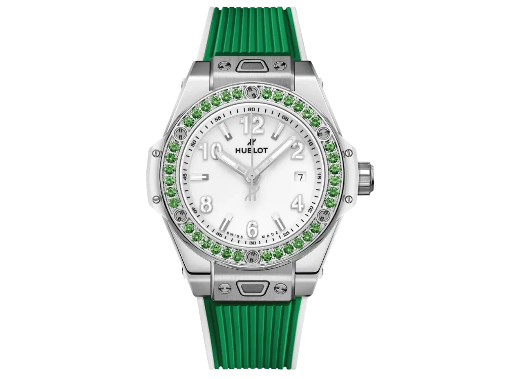 Big Bang One Click Joyful Steel Apple Green Ref. 485.SG.2210.RX.1222