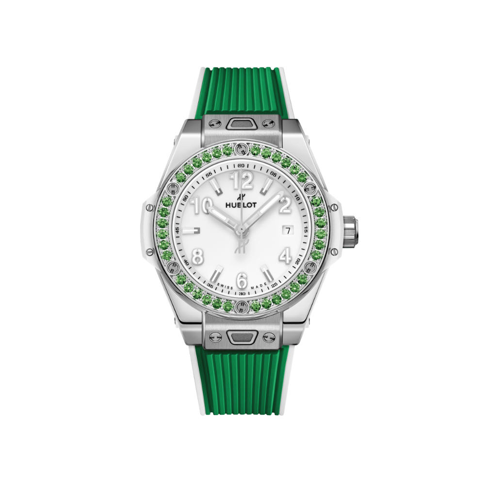 Big Bang One Click Joyful Steel Apple Green Ref. 485.SG.2210.RX.1222