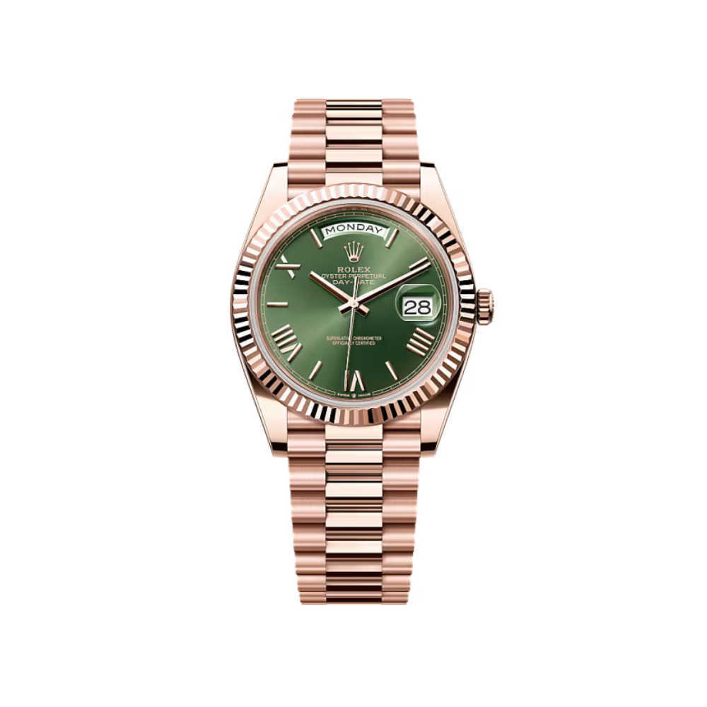 Rolex Day-Date 40 Everose gold Ref# 228235-0025