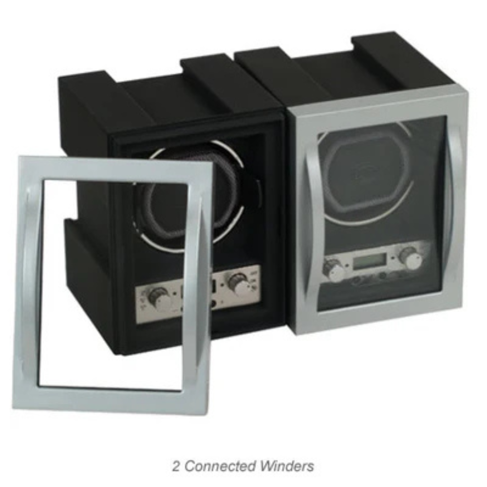 WOLF Module 4.1 Stackable Single Watch Winder w/Cover – 2 Units
