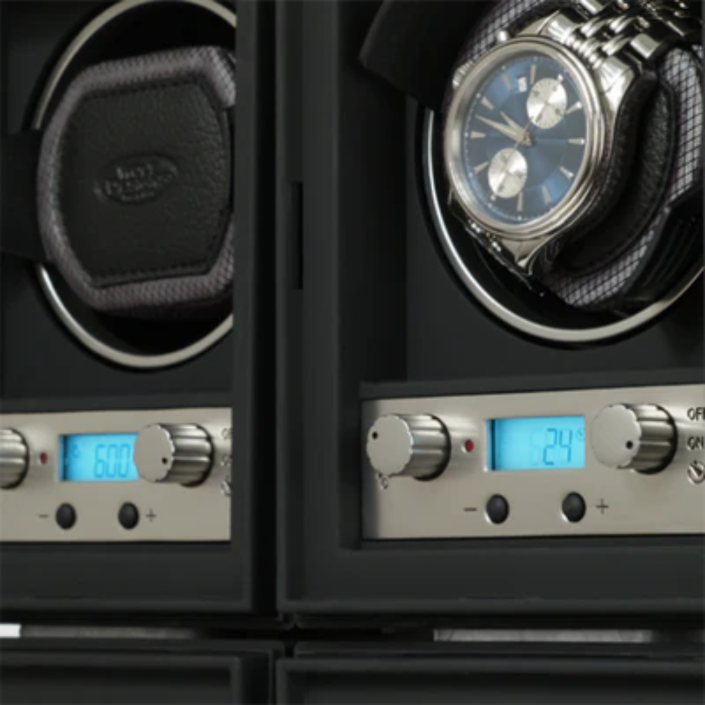 WOLF Module 4.1 Stackable Single Watch Winder w/Cover – 2 Units - Image 3