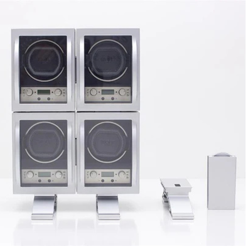 WOLF Module 4.1 Stackable Single Watch Winder w/Cover – 2 Units - Image 6