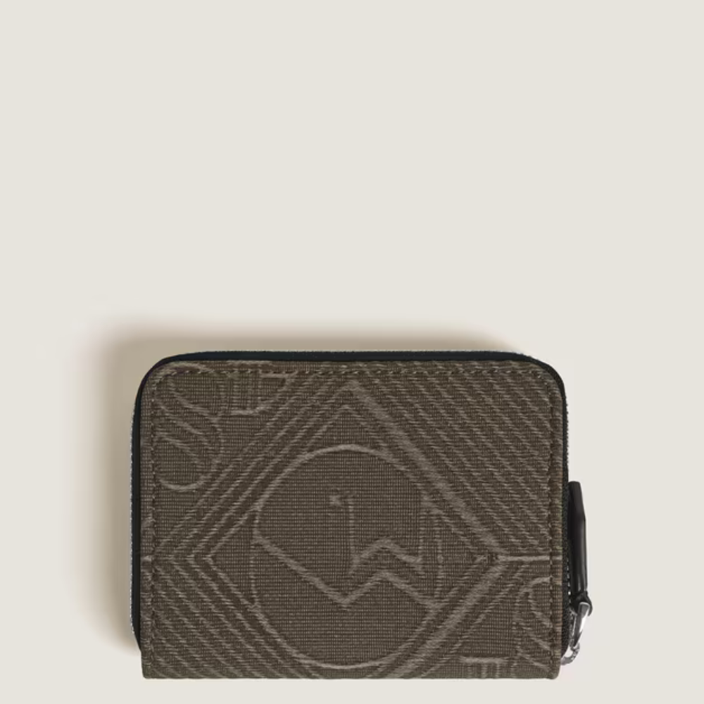 Montblanc 4810 Jacquard Mini Wallet 2cc With Zip – Khaki - Image 2