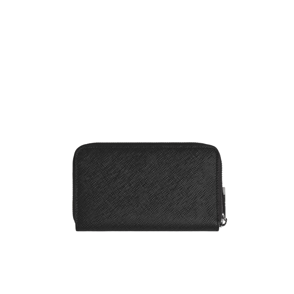 Montblanc Sartorial Medium Wallet 12cc with Zip – Black - Image 2