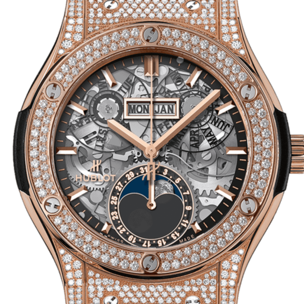 Hublot Classic Fusion Aerofusion Moonphase King Gold 42mm, Ref# 547.OX.0180.LR - Image 2