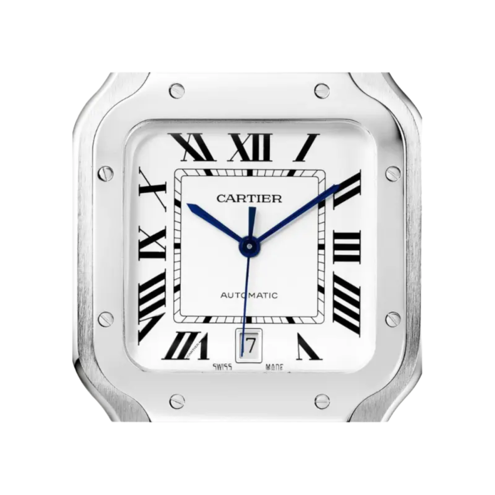 Santos de Cartier Large Steel watch - Image 2