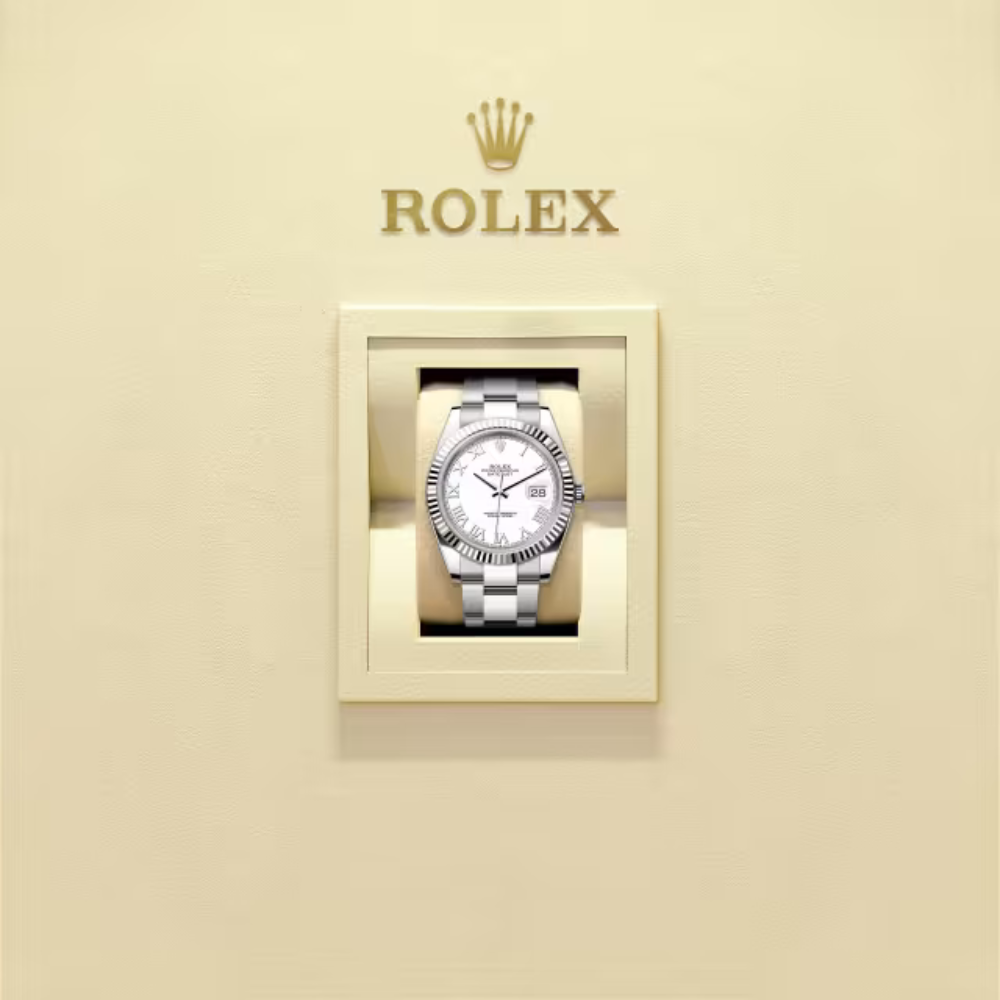 Rolex Datejust M126334-0023 41 Oyster White Gold - Image 6