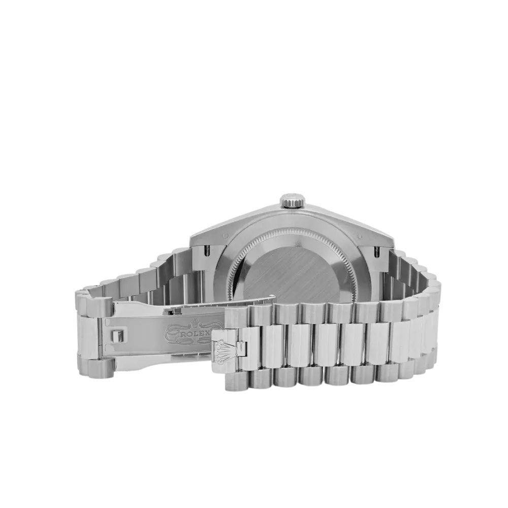Rolex Day-Date 40 228236 Platinum Pavé Diamond Dial - Image 5