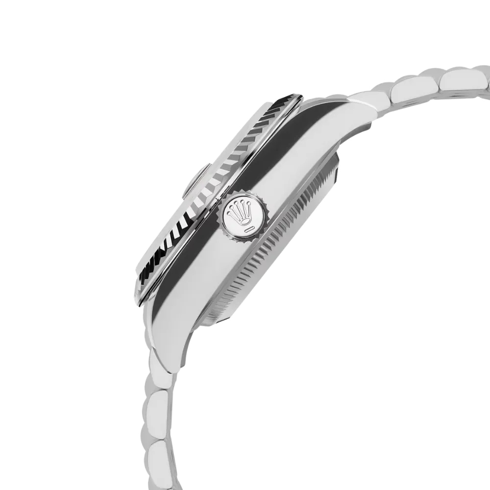 Rolex Lady-Datejust 28, Oystersteel and 18k White Gold, Ref#279174-0021 - Image 4