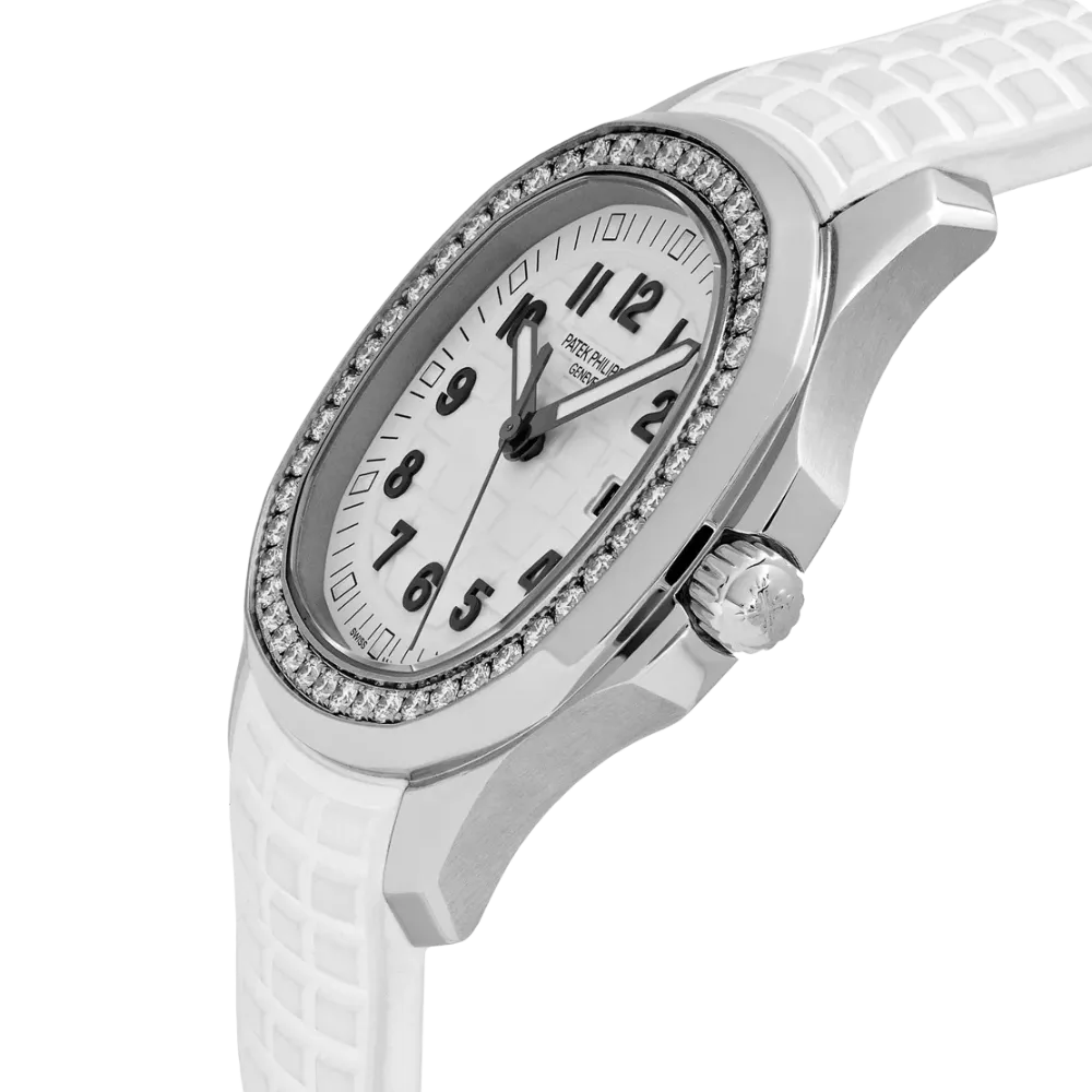 Patek Philippe Aquanaut Luce 5267/200A-010 Stainless Steel White Dial Diamond Bezel (2025) - Image 7