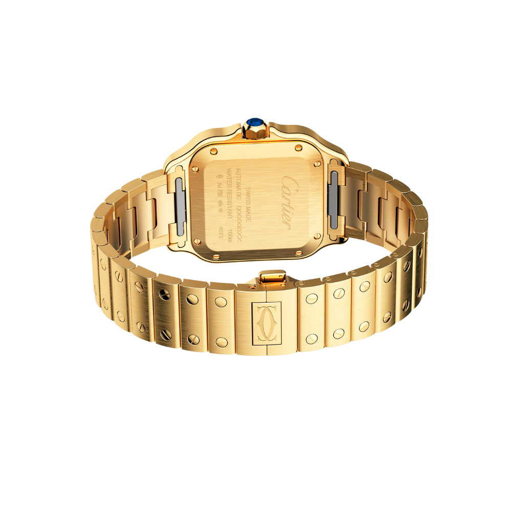 Santos de Cartier Large Yellow Gold – Brown Dial - Image 4