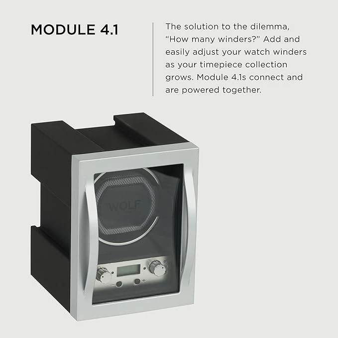 WOLF Module 4.1 Stackable Single Watch Winder w/Cover - Image 5