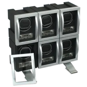 WOLF Module 4.1 Stackable Single Watch Winder w/Cover – 6 Units