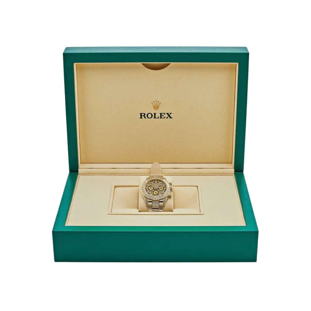 Rolex Daytona 'Eye of the Tiger' 116598TBR Yellow Gold Diamond Accents - Image 6