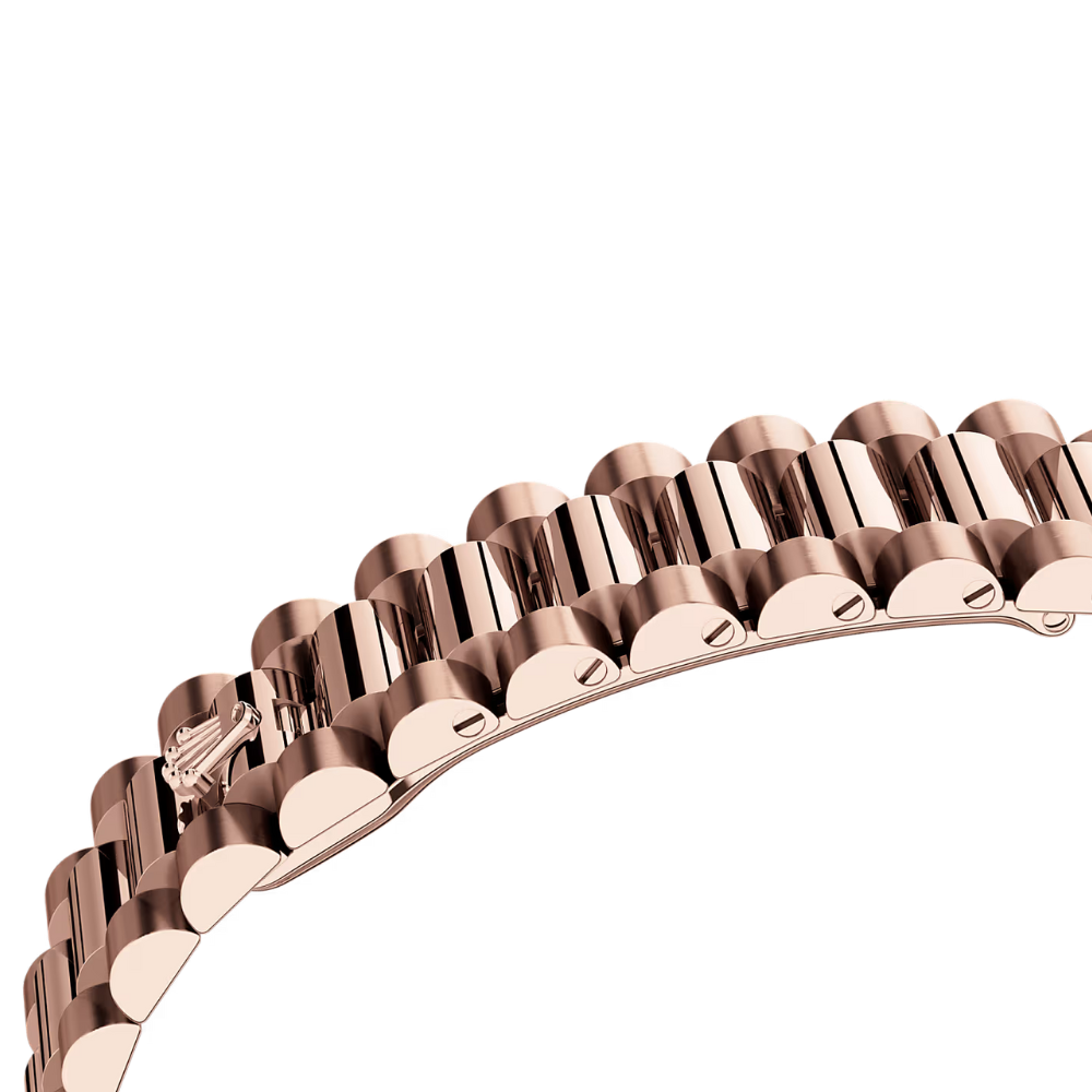 Rolex Day-Date 36 Everose Gold Green Dial 128235 - Image 5