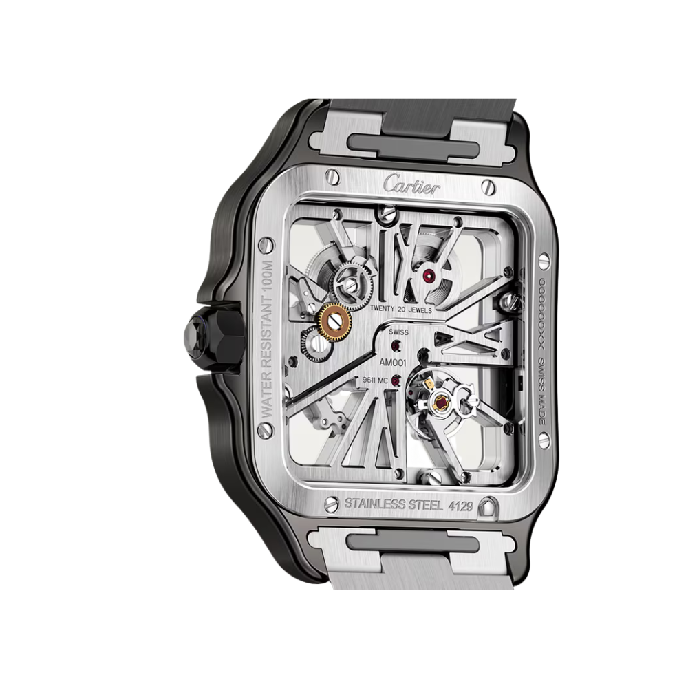 Santos de Cartier Large Skeleton ADLC - Image 3