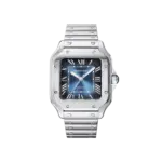 Santos de Cartier Medium Blue Dial Automatic