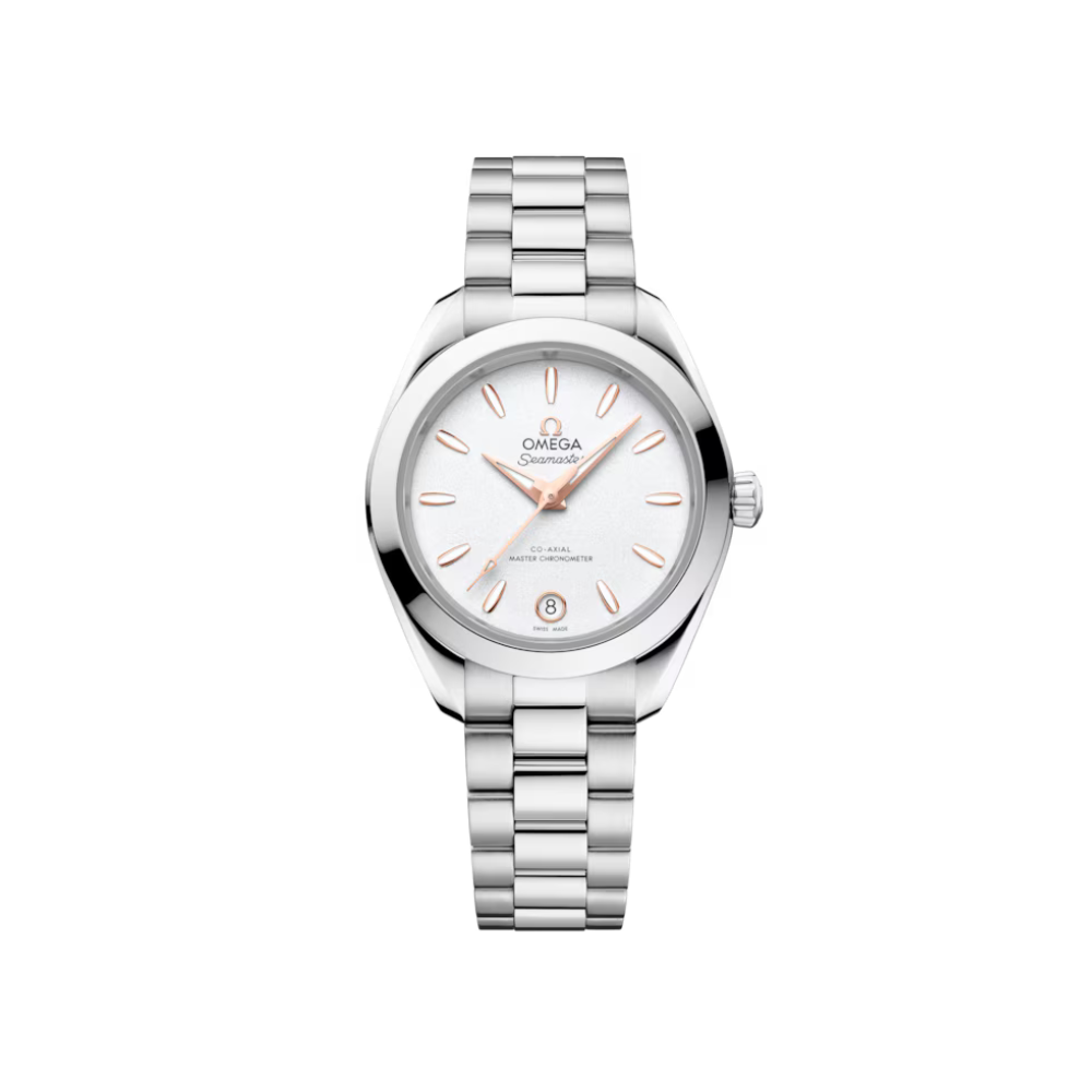 Seamaster Aqua Terra 150M 30 mm, steel on steel Ref. 220.10.30.20.02.001