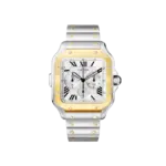 Santos de Cartier XL Chronograph Steel/Gold