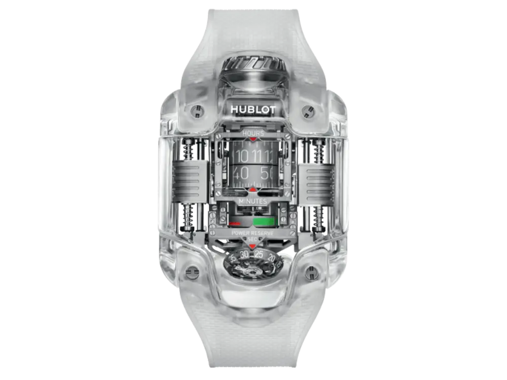 Exceptional Timepieces MP-10 Tourbillon Weight Energy System Sapphire Ref. 910.JX.0001.RT
