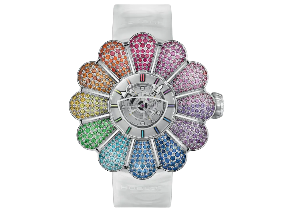 Exceptional Timepieces MP-15 Takashi Murakami Tourbillon Sapphire Rainbow Ref. 915.JX.4802.RT.1199