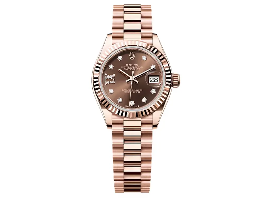 Rolex Lady-Datejust Everose Gold Ref#279175-0002