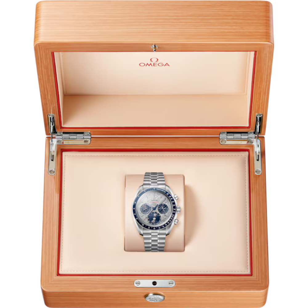 Speedmaster Moonphase 43 Steel On Steel Ref. 304.30.43.52.06.001 - Image 6