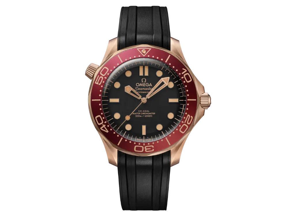 Seamaster Diver 300M 42 Bronze Gold On Rubber Strap Ref. 210.92.42.20.01.003