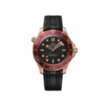 Seamaster Diver 300M 42 Bronze Gold On Rubber Strap Ref. 210.92.42.20.01.003
