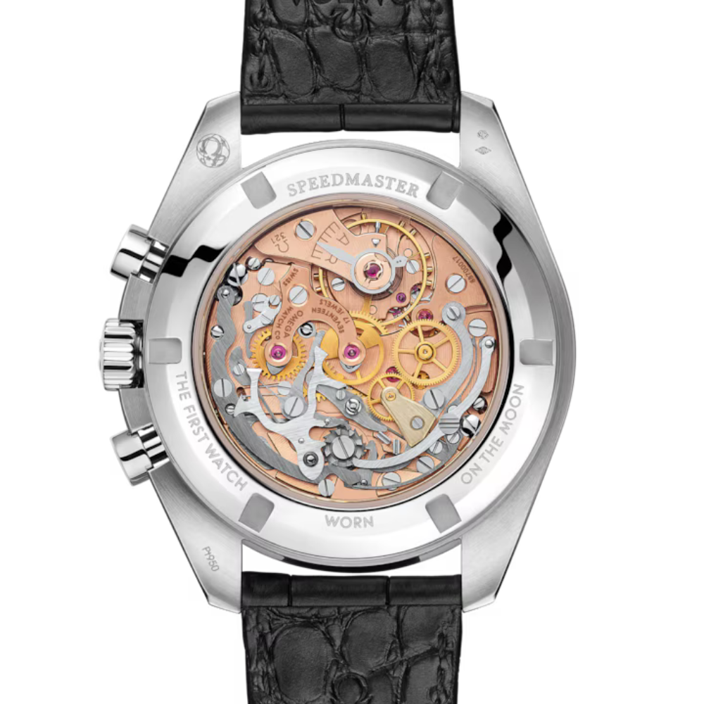 Speedmaster Calibre 321 42 Platinum On Leather Strap Ref. 311.93.42.30.99.001 - Image 5