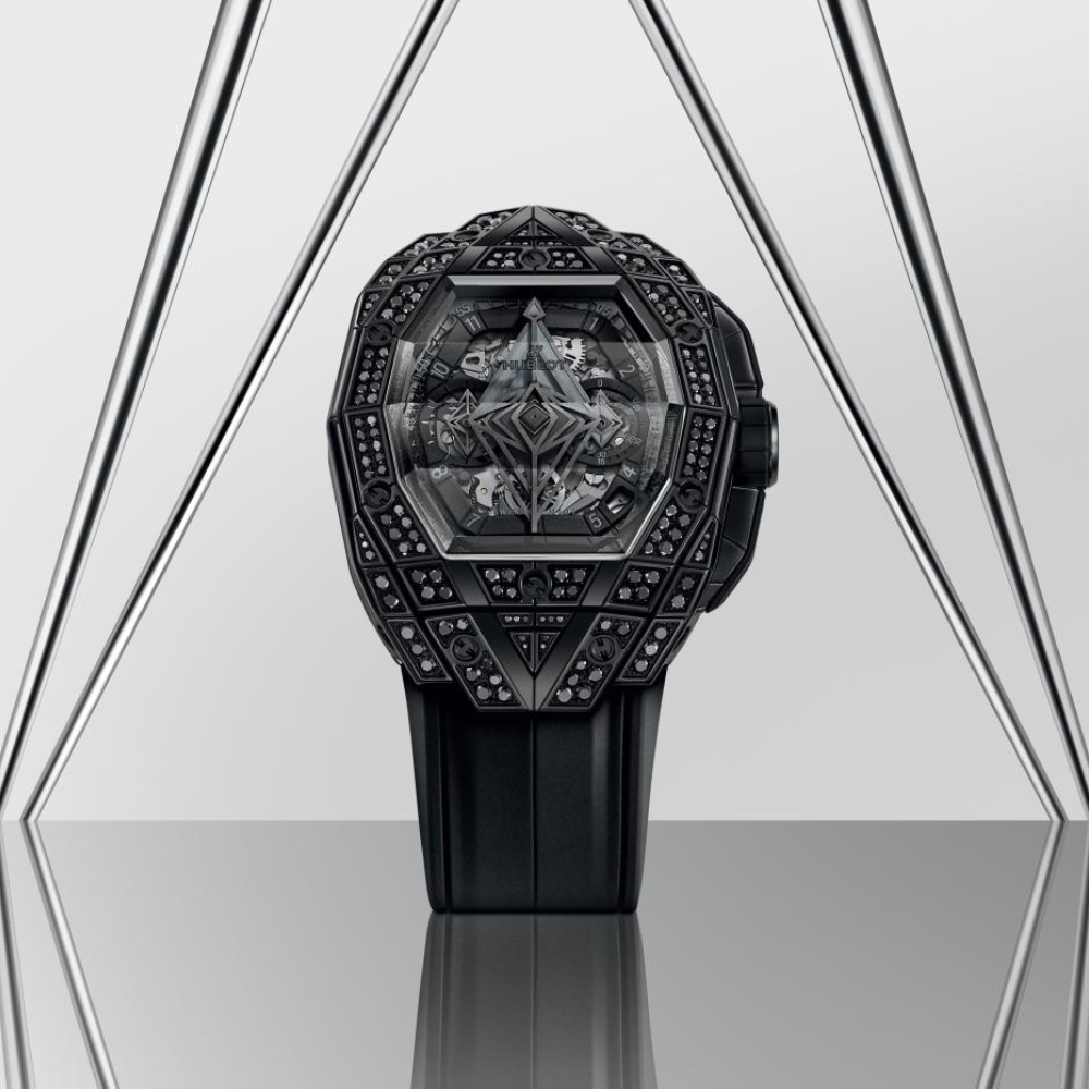 Spirit of Big Bang Sang Bleu All Black Pavé Ref. 648.CX.0114.RX.1600.MXM24 - Image 4
